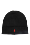 POLO RALPH LAUREN POLO RALPH LAUREN PONY EMBROIDERED KNITTED BEANIE