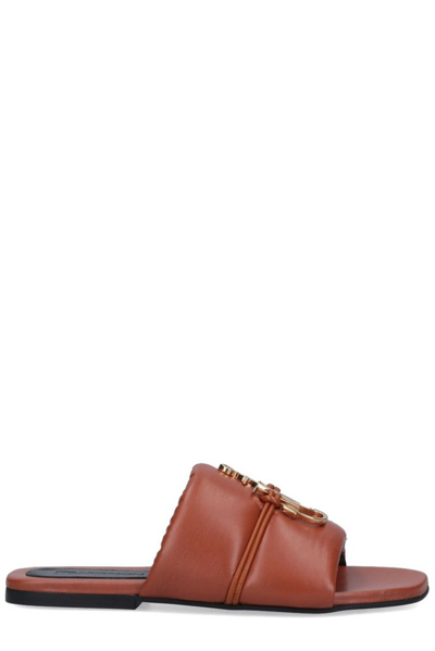 Jw Anderson Jw Anchor Plaque Slip In Brown