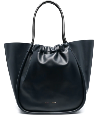 Proenza Schouler Ruched-detailing Tote Bag In Blue