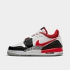 Nike Jordan Boys' Big Kids' Jordan Legacy 312 Low Off-court Shoes In White/fire Red/black/wolf Grey