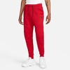 Nike Tech Fleece Taped Jogger Pants In Gym Red/black