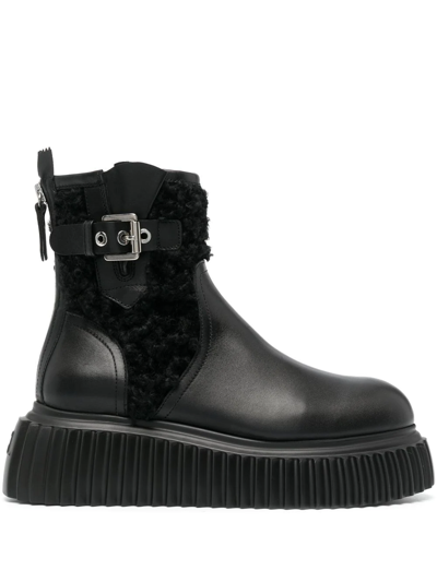 Agl Attilio Giusti Leombruni Iggy Warm 60mm Ankle Boots In Black