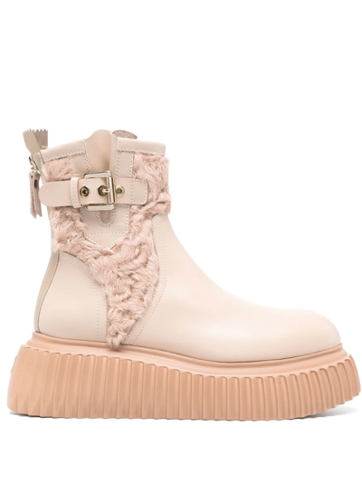 Agl Attilio Giusti Leombruni Iggy Warm 60mm Ankle Boots In Neutrals