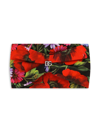 DOLCE & GABBANA MEADOW-PRINT INTERLOCK HEADBAND