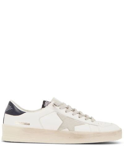 Golden Goose Star-patch Lace-up Sneakers In White