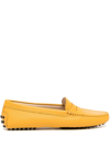 Tod's Slip-on Style Loafers In Orange