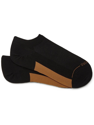 Zegna Low-cut Sneaker Socks In Blue