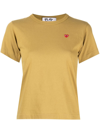 COMME DES GARÇONS PLAY LOGO PATCH T-SHIRT