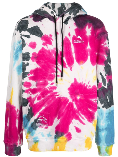 Mauna Kea Tie-dye Print Hoodie In Pink