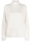 Sofie D'hoore Roll-neck Cashmere Jumper In White