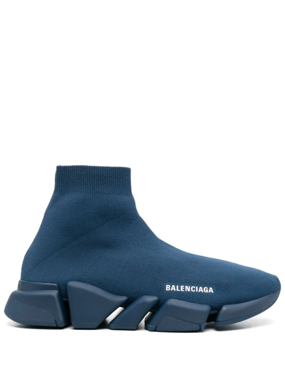 Balenciaga Speed 2.0 Trainers In Blue