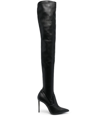 LE SILLA EVA THIGH-HIGH LEATHER BOOTS