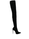 Le Silla Carry Over Thigh-high Boots In Black