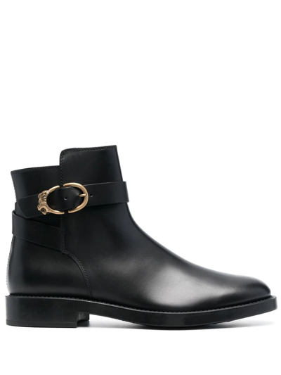 Tod's Buckled Ankle Boots In Black