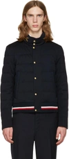 MONCLER Navy Down Quilted Jacket,40334/00 84968