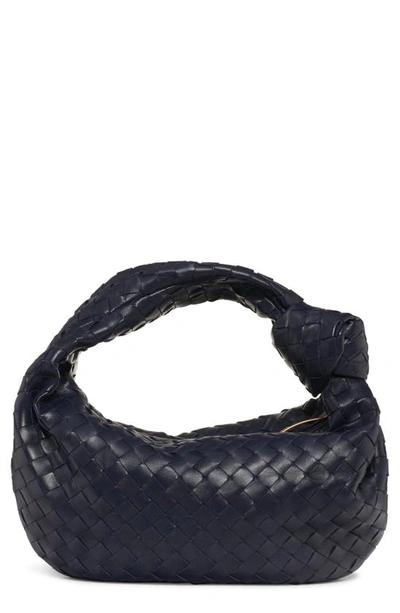 Bottega Veneta The Teen Jodie Intrecciato Hobo Bag In Space-gold