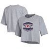 Champion Baseball College World Series S Locker Room Boyfriend Cropped T-shirt In In Heather Gray