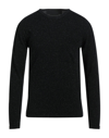 MOMO DESIGN MOMO DESIGN MAN SWEATER BLACK SIZE S WOOL, VISCOSE, POLYAMIDE, SILK