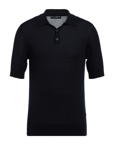 Dolce & Gabbana Sweaters In Dark Blue