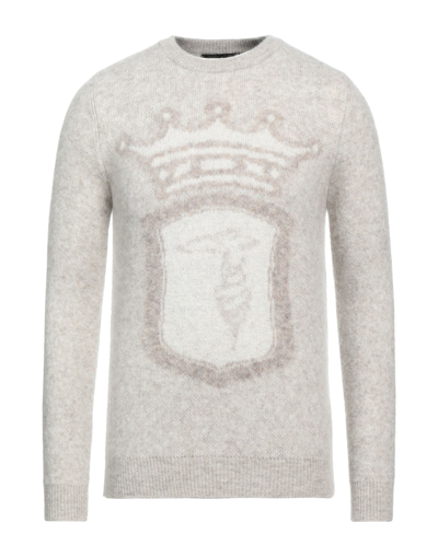 Trussardi Sweaters In Grey