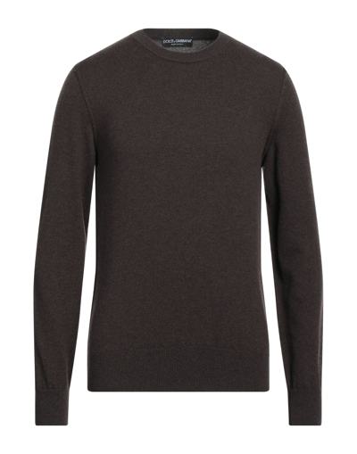 Dolce & Gabbana Sweaters In Brown