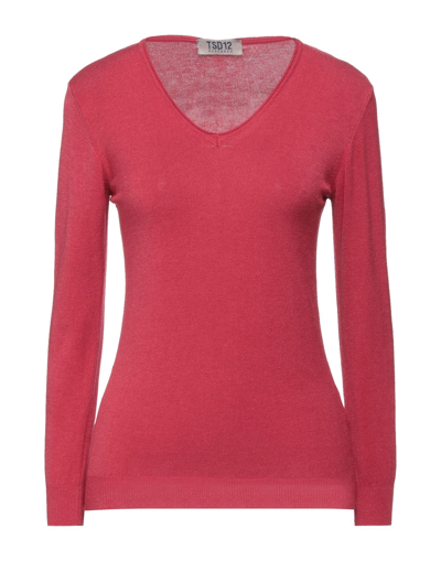 Tsd12 Sweaters In Red