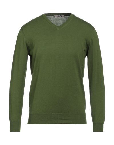 Tsd12 Sweaters In Green