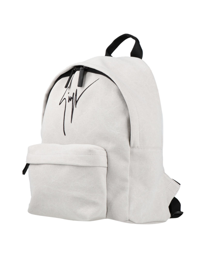 Giuseppe Zanotti Backpacks In Light Grey