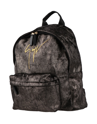 Giuseppe Zanotti Backpacks In Gold