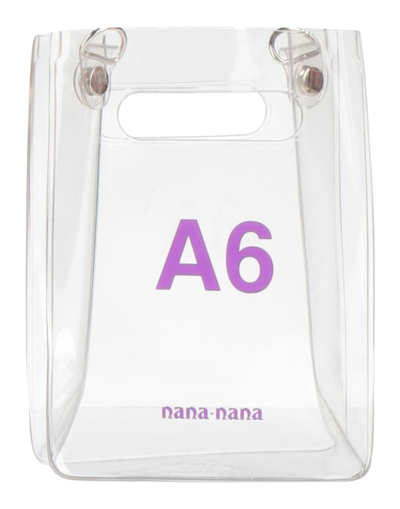 Nana-nana Handbags In Transparent