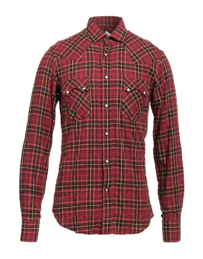 Liberty Rose Shirts In Brick Red