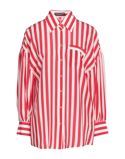 Dolce & Gabbana Shirts In Red