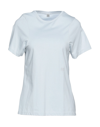 Totême Toteme Woman T-shirt White Size Xl Organic Cotton In Sky Blue