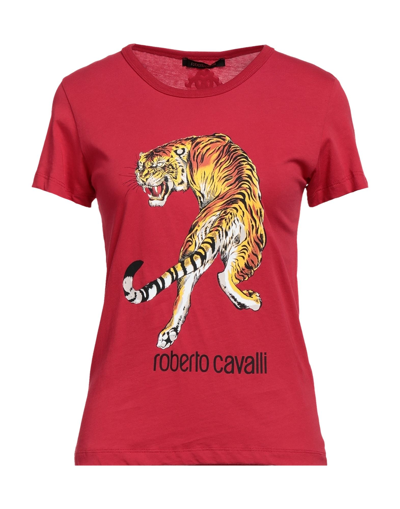 Roberto Cavalli T-shirts In Red