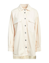 Solotre Denim Shirts In White
