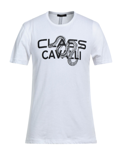 Cavalli Class T-shirts In White