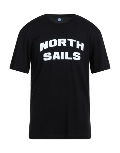 North Sails T-shirts In Black