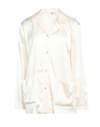 SOLOTRE SOLOTRE WOMAN SHIRT IVORY SIZE 4 VISCOSE