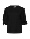 Sandro T-shirts In Black