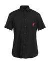 CUSTO BARCELONA CUSTO BARCELONA MAN SHIRT BLACK SIZE 16 COTTON