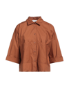 Solotre Shirts In Tan