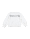 Patrizia Pepe Kids' Sweatshirts In Ivory