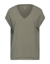 Majestic T-shirts In Military Green