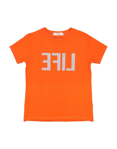 Vicolo Kids' T-shirts In Orange