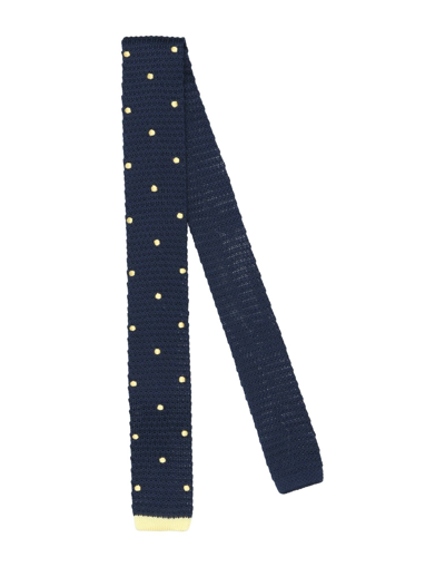 Harmont & Blaine Woman Ties & Bow Ties Midnight Blue Size - Polyester