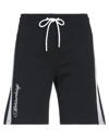 Bikkembergs Man Shorts & Bermuda Shorts Black Size L Cotton
