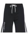 Bikkembergs Man Shorts & Bermuda Shorts Black Size M Cotton