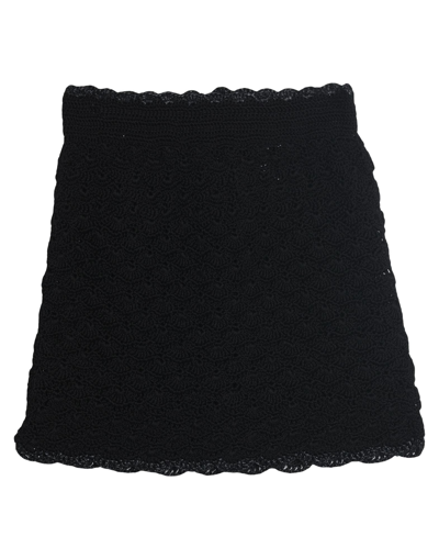Dolce & Gabbana Mini Skirts In Black