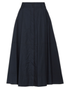 P.a.r.o.s.h Midi Skirts In Blue