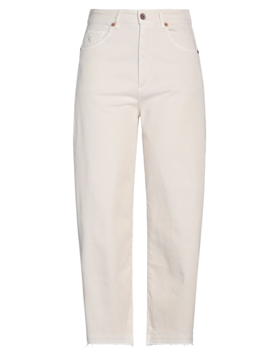 European Culture Pants In White